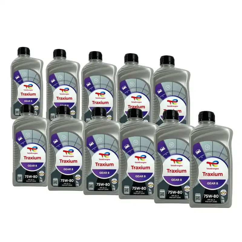 Total Traxium Gear 8 75W-80 11x1 Liter Nur Heute