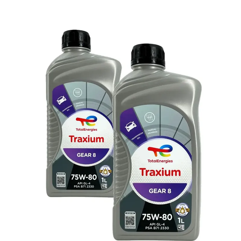 Total Traxium Gear 8 75W-80 2x1 Liter Schnäppchen