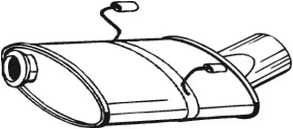 BOSAL Endschalldämpfer (190-317) KFZ-7074381 Meistverkauft