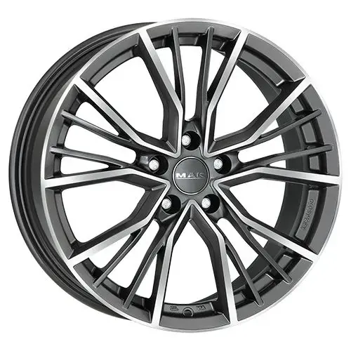MAK UNION gun metal mirror face 9.5Jx21 5x112 ET20 Geprüft