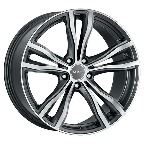 Mega-Angebot MAK X-MODE gunmetal spiegelpoliert 9.0Jx19 5x120 ET37