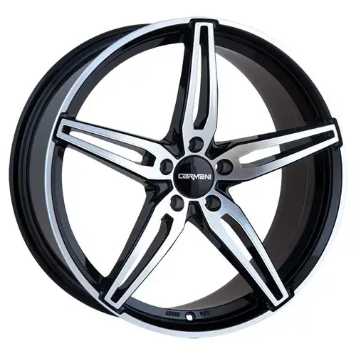CARMANI CA 15 OSKAR black polish 7.5Jx18 5x112 ET51 Ausverkauf