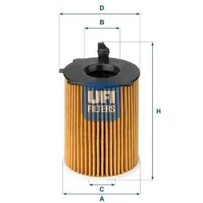 Neue Ware UFI Ölfilter (25.037.00) KFZ-6873751